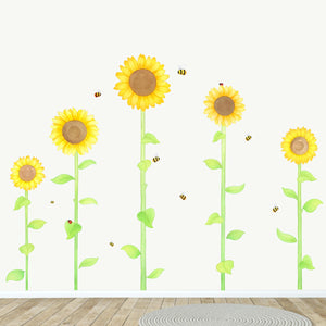 Sunflower Wall Decals