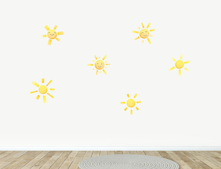 Happy Sunshine and Rainbows Wall Decals