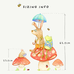 Woodland Toadstool Wall Decals