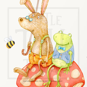 Woodland Toadstool Wall Decals