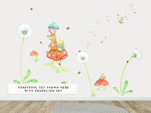 Woodland Toadstool Wall Decals