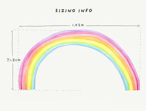 Extra Large Rainbow Wall Decals